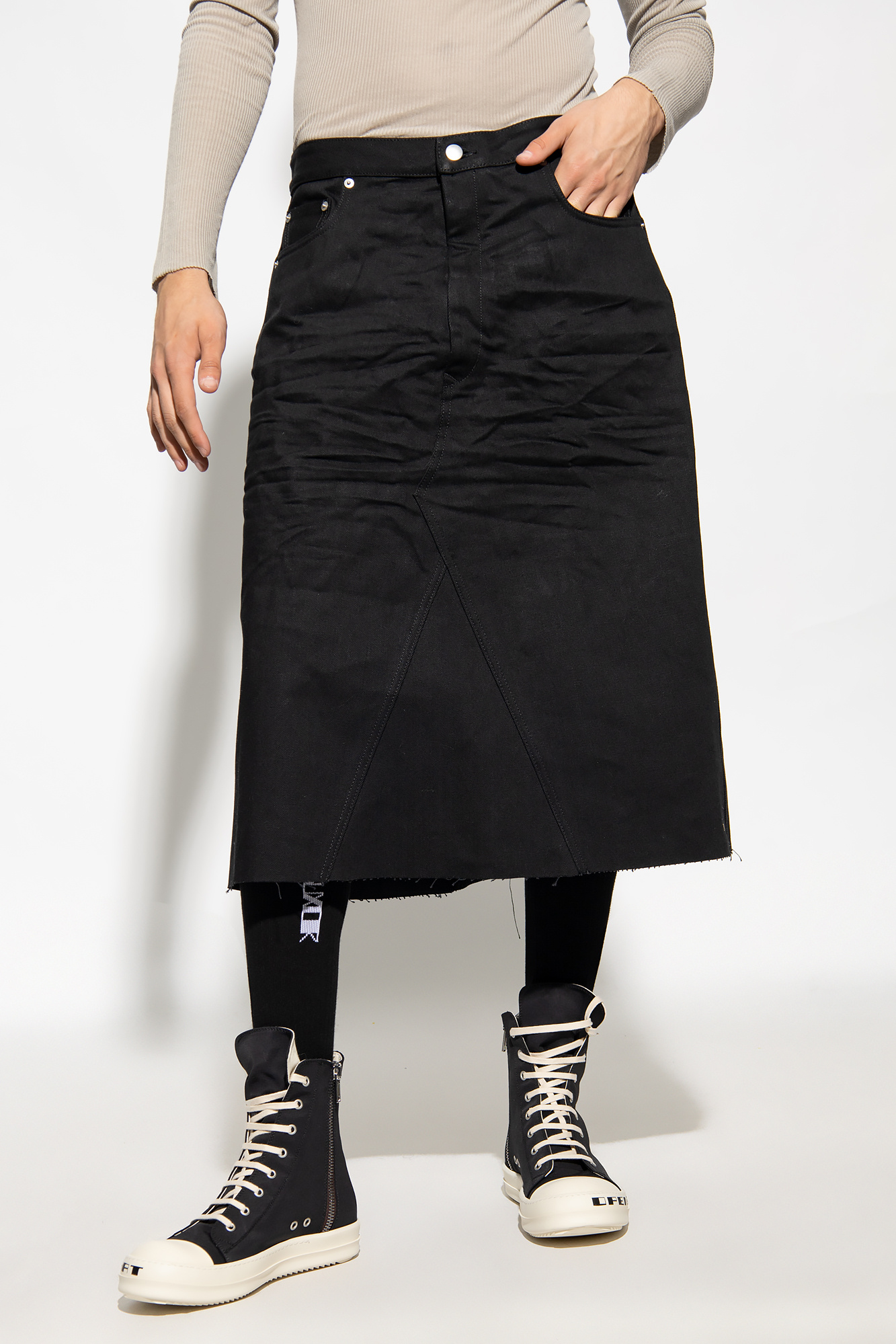 Rick Owens godet skirt | symposium.rest